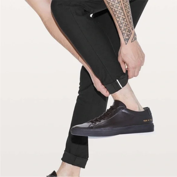 Lululemon Athletica Black ABC Men’s Pants Skinny Casual Golf TravelWarpstreme